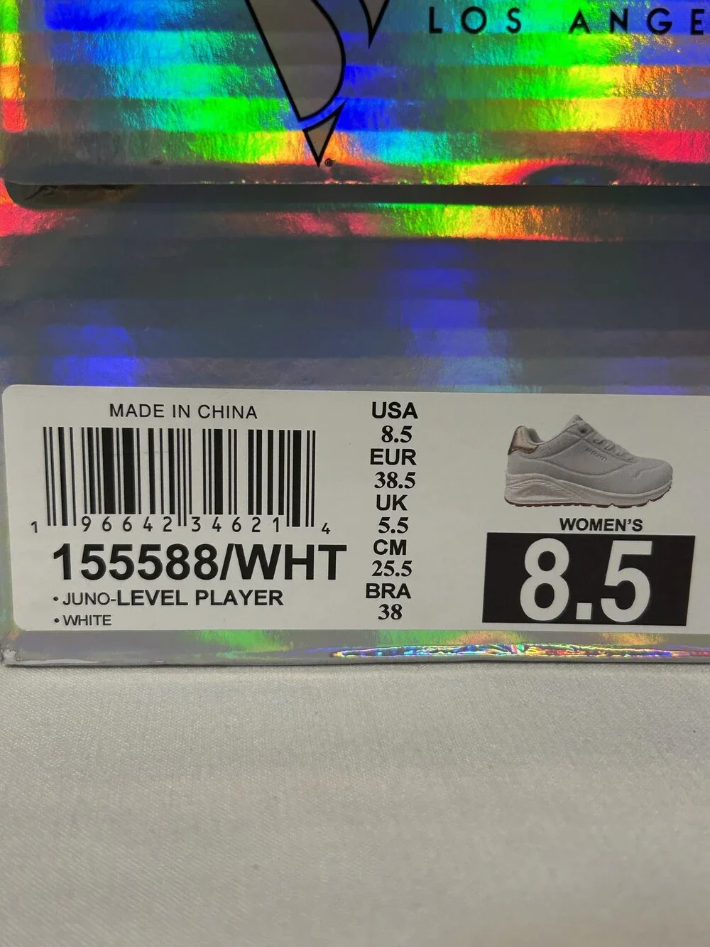 Skechers box does